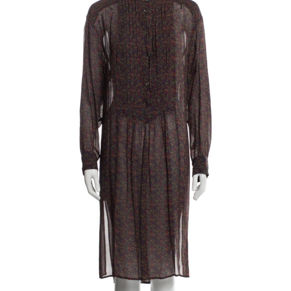 Isabel Marant Floral Print Midi Length Oversized Dress, Size S